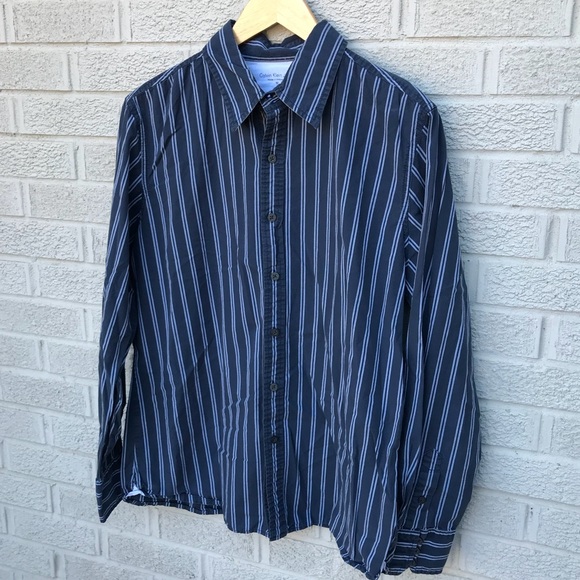 Calvin Klein Jeans Other - Calvin Klein Jeans Button Down Striped Blue Shirt